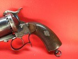 Lefaucheux M1858 Belgian Pinfire Revolver 12mm MFG Leige Belgium circa 1860's - 4 of 20