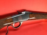 Extremely Scarce* Browning 1885 .22 Hornet 24in NIB High Grade Gloss Walnut stock charcoal blue - 2 of 20