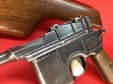 Beautiful Mauser C96 Post War Bolo 7.63 Mauser W/Stock All Matching All original no import markings - 4 of 20