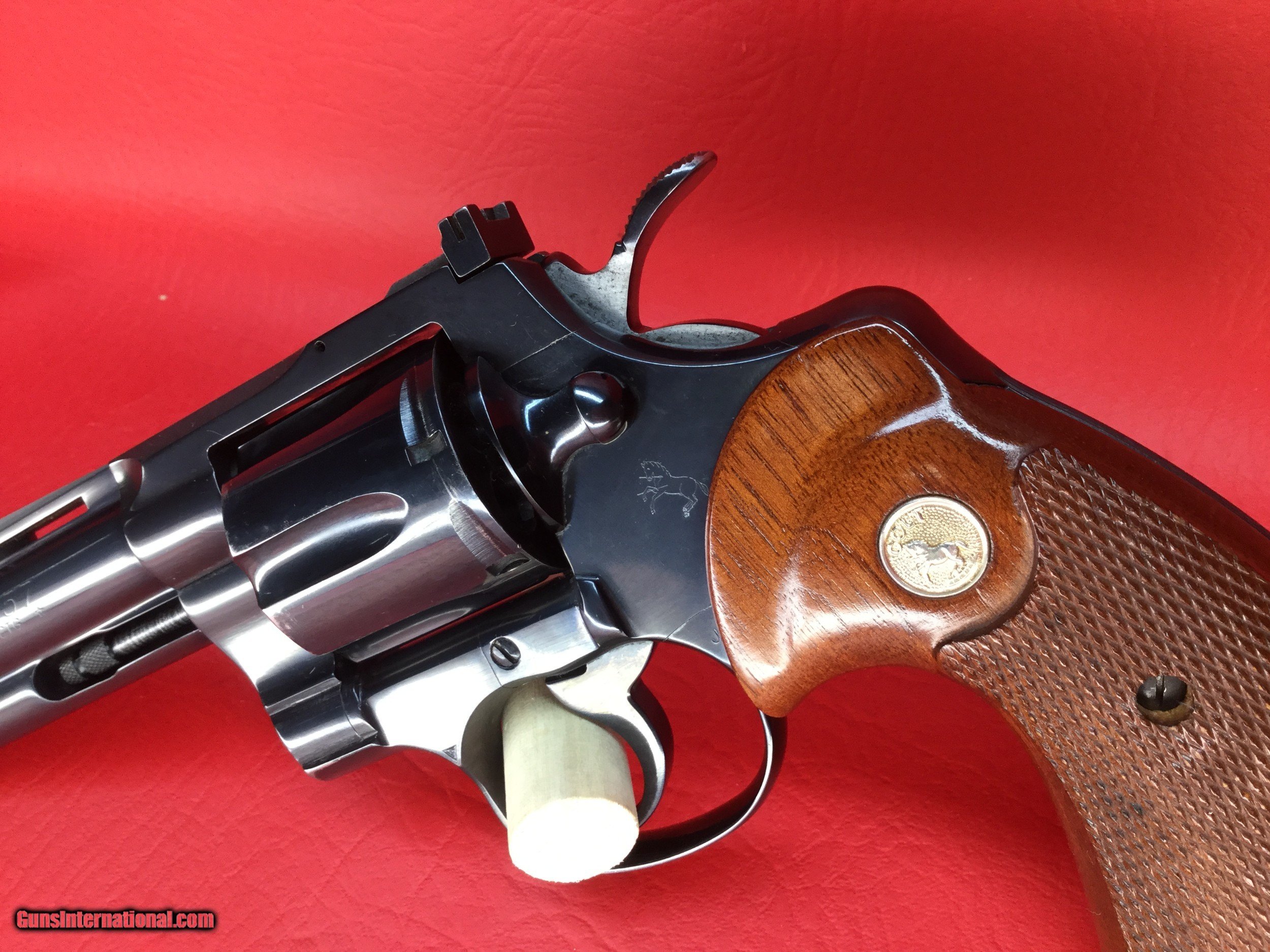 RARE Stunning 1971 Colt Python 4in Blue! W/Box Papers! CT State Police ...