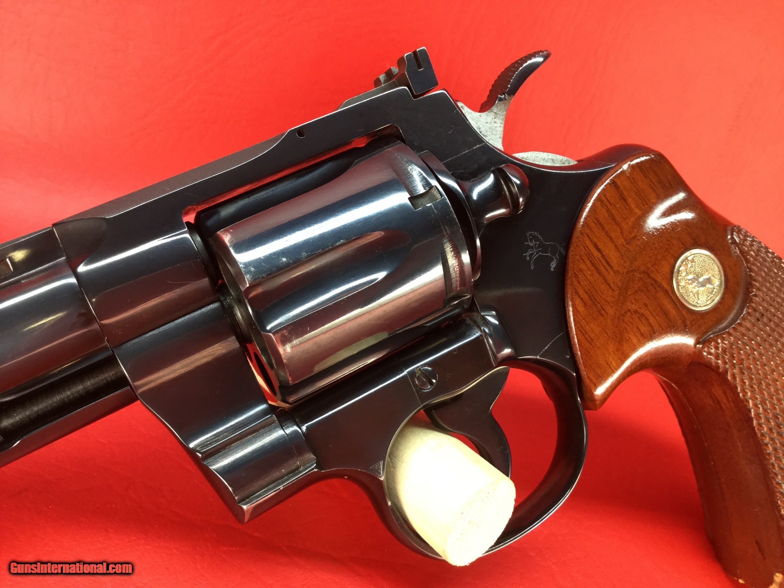 RARE Stunning 1971 Colt Python 4in Blue! W/Box Papers! CT State Police ...