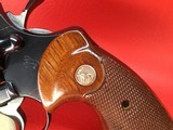 RARE Stunning 1971 Colt Python 4in Blue! W/Box Papers! CT State Police Gun With Documents! - 8 of 20