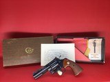 RARE Stunning 1971 Colt Python 4in Blue! W/Box Papers! CT State Police Gun With Documents! - 1 of 20
