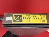 RARE Stunning 1971 Colt Python 4in Blue! W/Box Papers! CT State Police Gun With Documents! - 15 of 20