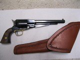 Euroarms 1858 Remington style revolver with custom holster - 1 of 9