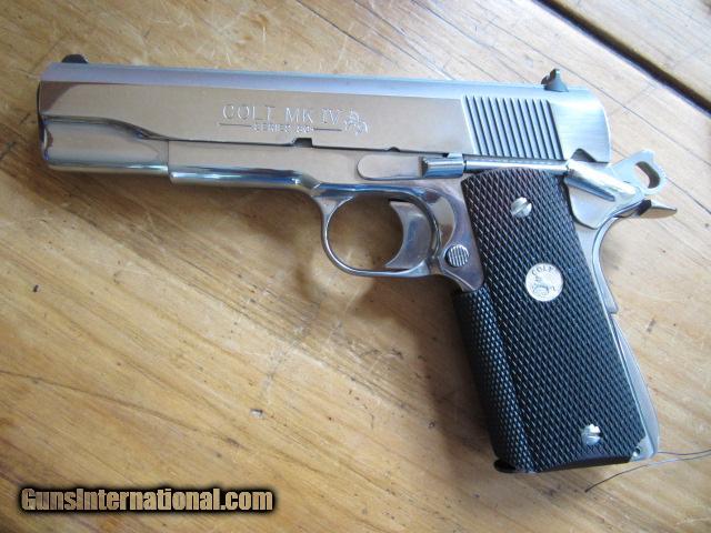 COLT MKIV/SERIES 80 ULTLMATE BRIGHT STAINLESS STEEL