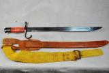 Bayonet, Japanese, Type 30, with original scabbard and belt - 2 of 6