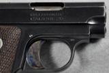 Colt, Model 1908, Vest Pocket Hammerless, .25 ACP caliber, COLLECTOR CONDITION - 3 of 8