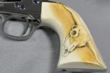 Uberti, 1873 Cattleman, .45 LC & .45 ACP, DUAL CYLINDERS, NICKEL - 11 of 15