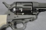 Uberti, Cattleman, SAA, NICKEL/IVORY, caliber .45 LC - 2 of 14