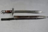 Knife bayonet, U. S. Model 1892, Springfiled Krag,
w/ scabbard and belt clip - 1 of 5