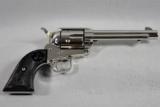 Colt, SAA, .45 LC, 3rd generation, NICKEL - 1 of 16