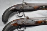 W. G. Chance (London, England),ANTIQUE, pair of antique pistols, cased - 3 of 18