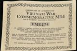 Federal Ordnance, M14, AMERICAN HISTORICAL FOUNDATION, VIETNAM VETS COMMEMORATIVE - 3 of 16