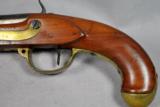 Antique percussion muzzleloading single shot pistol.
.69 caliber - 14 of 16