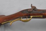William Moore, ANTIQUE, half-stock percussion sidelock, .45 cal. + or- - 7 of 12