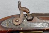 William Moore, ANTIQUE, half-stock percussion sidelock, .45 cal. + or- - 3 of 12