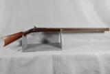 William Moore, ANTIQUE, half-stock percussion sidelock, .45 cal. + or- - 1 of 12