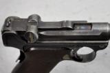 DWM, P.08 (Luger),
SCARCE AMERICAN EAGLE MODEL,
caliber .30 Luger,
- 3 of 12