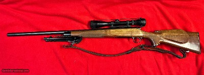 Remington 700 with scope and bipod
.223