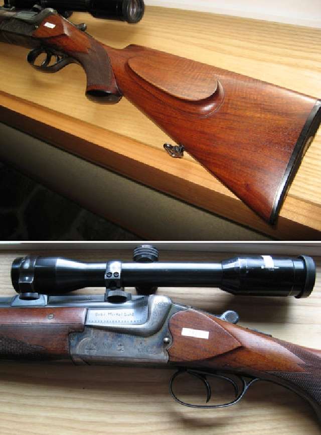 Merkel 220E Double Rifle 9.3x74R - 1 of 2
