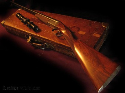 Cased D&J Fraser BLE Double Rifle 400/360 - Image 2 of 5