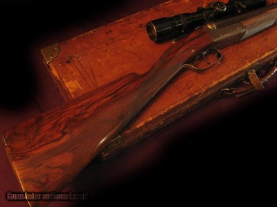 Cased D&J Fraser BLE Double Rifle 400/360 - Image 4 of 5