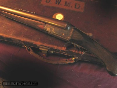 Hartmann (Bonehill) Round Action Toplever Double Rifle 577 BPE Cased