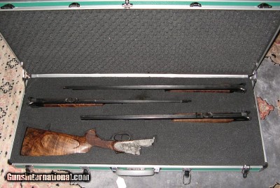 F.W Heym Double Rifle Sidelock Ejector O/U3 Barrel Set Boessler Engraved - Image 6 of 7