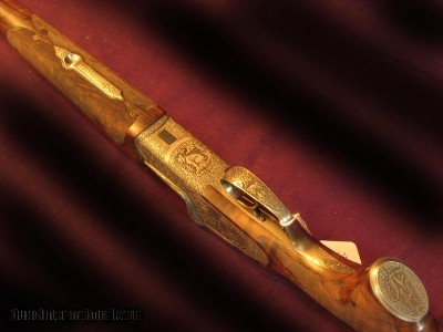 F.W Heym Double Rifle Sidelock Ejector O/U3 Barrel Set Boessler Engraved - Image 5 of 7