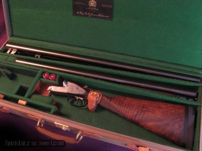 Cased Rigby 2 Barrel Set 12 Bore Lightweight Gun