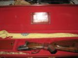 CASED RENATO GAMBA SUPERPOSED EJECTOR DOUBLE RIFLE 375 H&H - 5 of 6