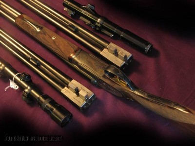 Holland & Holland SLNE Double Rifle 3 Barrel Set - Image 3 of 6