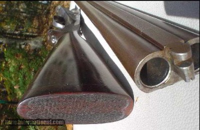 Lefever G Grade Damascus Left Hand Custom Engraved - Image 4 of 8