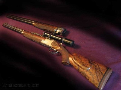 FN Herstal B25 C1 O/U Ejector Double Rifle 470NE w extra 12ga barrels, cased - Image 3 of 5