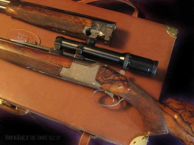 FN Herstal B25 C1 O/U Ejector Double Rifle 470NE w extra 12ga barrels, cased - Image 2 of 5