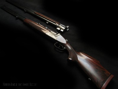 G. Juch (Ferlach) LH O/U Ejector Double Rifle 375 H&H w extra 16 ga Bbl - Image 5 of 5