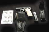 Custom Cerakoted CZ 82 9x18 pistol w extra mag/holster, custom grips, zebra earmuffs - 2 of 4