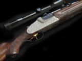 Krieghoff Pinless Sidelock Ejector OU Double Rifle 375 H&H Scoped - 2 of 5