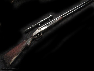 Ernst Steigleder Sidelock Drilling 16ga & 8x57R