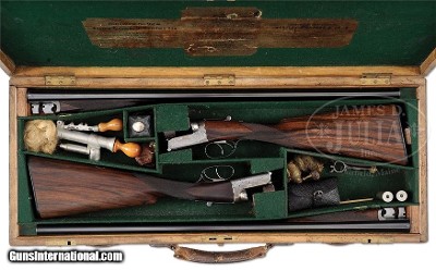 Westley Richards 12ga Droplock Pair Cased