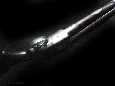 Lefever HE Damascus 12ga - Image 3 of 5