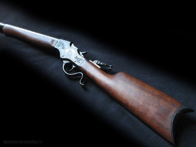 Stevens 44 25-20 WCF Relined Restored Engraved - Image 4 of 5