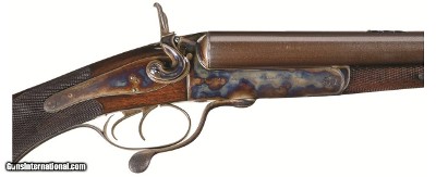 Cased W.W. Greener 12 Bore Hammer Rifle, Leftie! - Image 5 of 5