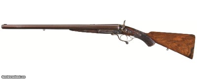 Cased W.W. Greener 12 Bore Hammer Rifle, Leftie! - Image 2 of 5