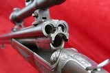 Scoped Engraved Collath Double Rifle Drilling 43 Mauser/16ga - 2 of 5