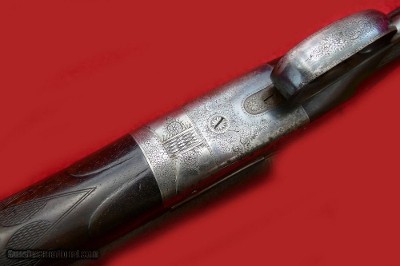 Engraved Harrington & RIchardson A&D (Westley Richards) 10ga BLNE - Image 2 of 5