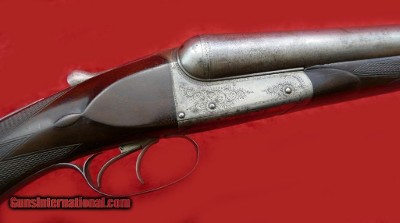 Engraved Harrington & RIchardson A&D (Westley Richards) 10ga BLNE - Image 3 of 5