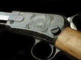 Winchester 1890 22WMR Relined Engraved African - 4 of 5