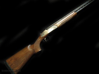 Marocchi Sideplated Gold Inlaid Trap Gun